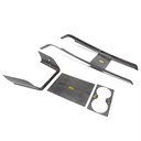 Carbon Fiber Interior Central Control Instrument Panel Storage Cover Plaid Matte for Tesla Model S/X