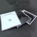 Factory Virgin PS Plastic 10.4mm Single Disc Jewel CD Case Print PS1 Game DVD Disc Protector Retail Storage Packaging Box
