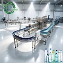 Full Auto Drinking Water Line CGF24-24-8 10000BPH 0-2L PET Bottle Blow-Fill-OPP Labeling Packaging Integrated Turnkey