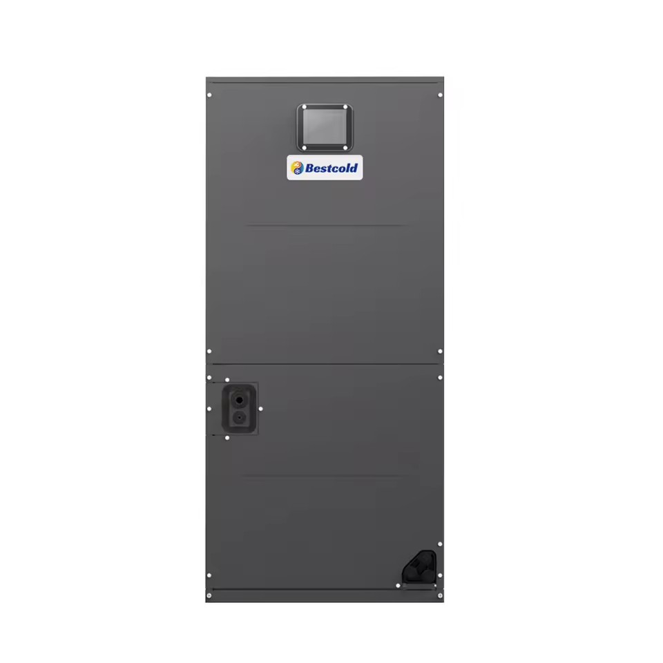 Bestcold 17 SEER2 High Capacity Air Handler Unit R454B 208-230V Top Discharge Vertical Indoor Unit For Central Air Conditioner