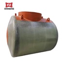 8000 Liters Double Walled Underground Diesel Fuel Tank for Gas Station
