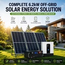 Premium 11kW Residential Solar Power System On-Grid/Off-Grid Storage with Hybrid Inverter & Mono Panels