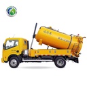 Toilet Sucker Truck Septic tank 4500 Liter Toilet Vacuum Truck with Mud Water Separation