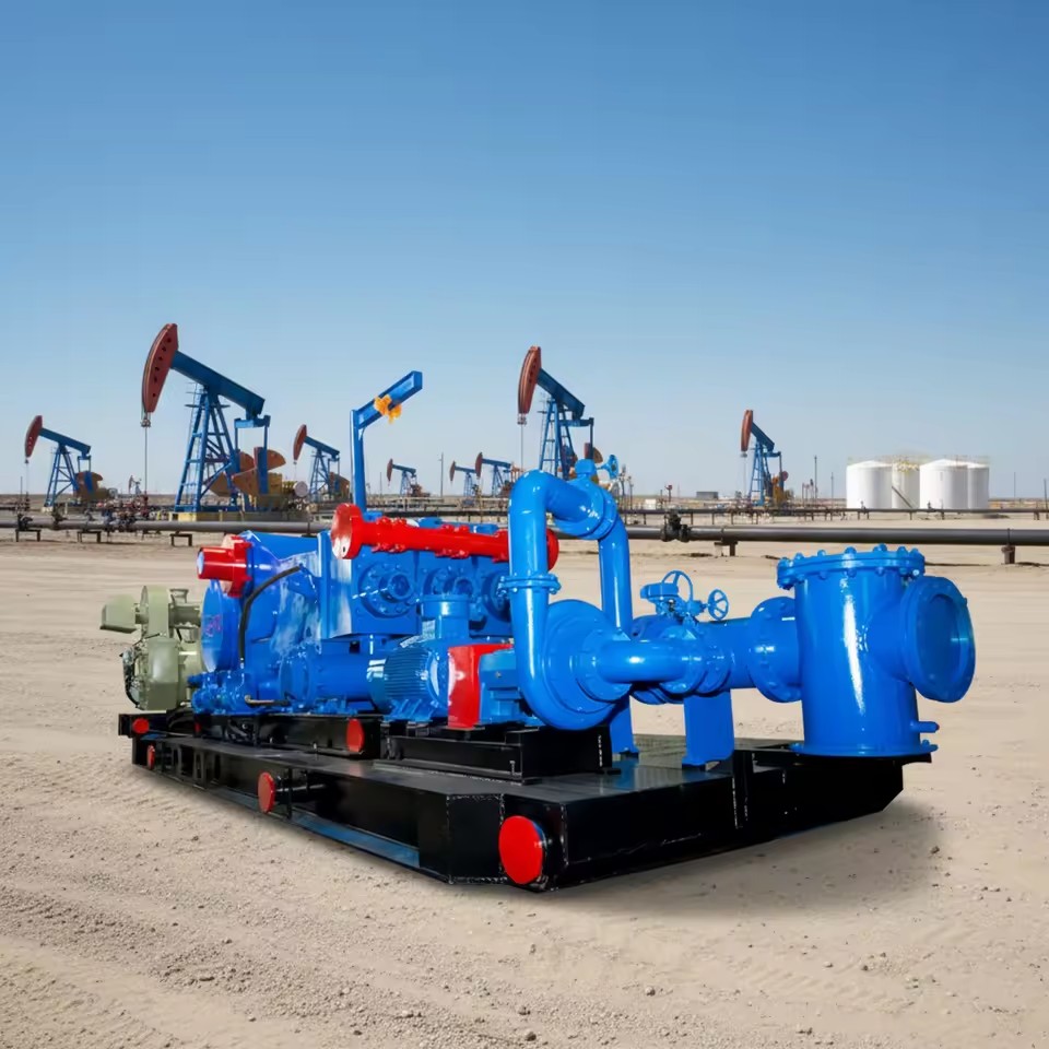 F1300 Mud Pump Triplex Oilfield Deep Well Drilling Rigs High Pressure Certified 1 Year