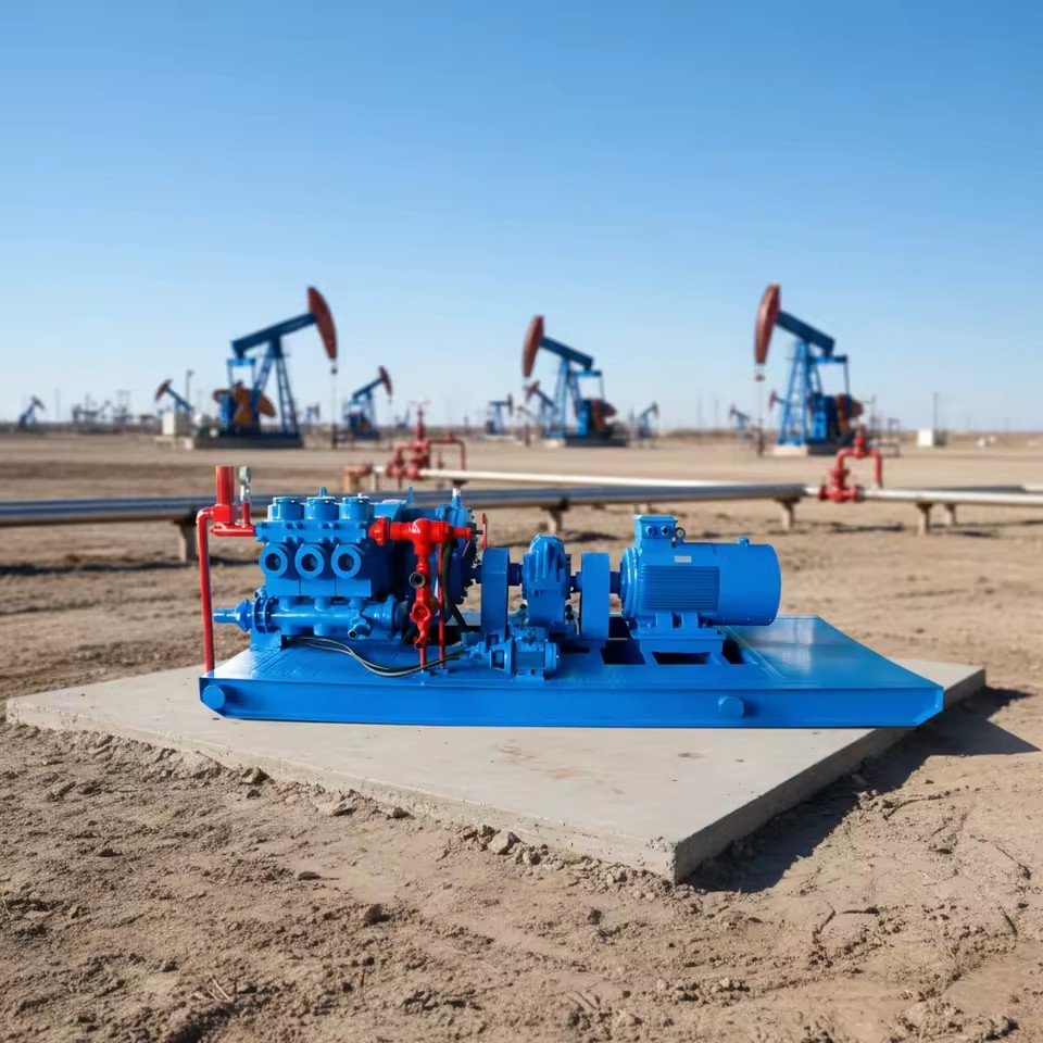 F1300 Mud Pump API Oilfield Drilling Rig Triplex 1 Year Warranty High Pressure 1300HP Manufacture