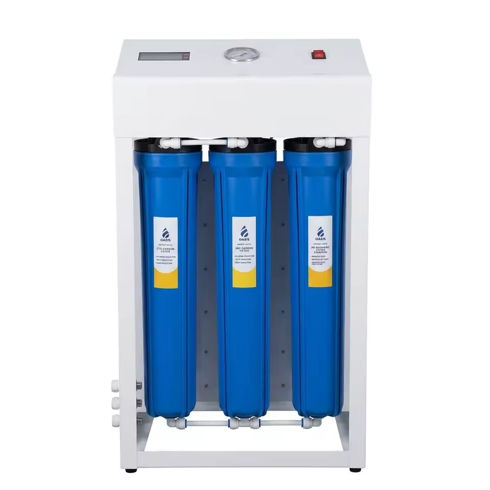 Ultra-High Capacity 2000 GPD Commercial Reverse Osmosis RO Water Filtration Plant with 11G Pressure Tank