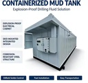 Containerized Explosion-Proof Mud Tank, Skid Mounted Drilling Fluid Tank for Oil & Gas Drilling Solids Control System