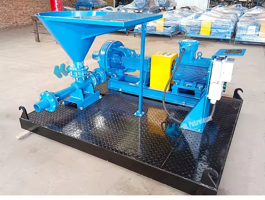 Jet Mud Mixer Single Double Unit Carbon Steel Jet Mud Hopper Drilling Mud Mixing Equipment for Oilfield Solids Control Mud Tank