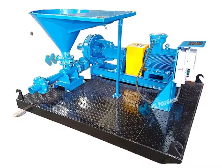 Oilfield New Mixer Hopper Oil Drilling Mud Solid Control System Jet Mud Hopper Steel High Quality 5000 Capacity Motor