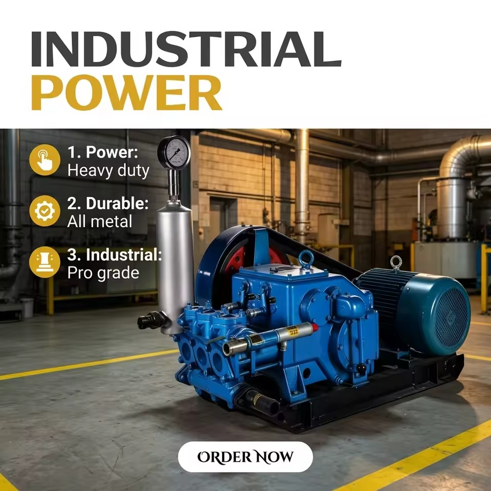 BW750 Oilfield Mud Pump Standard High Efficiency Slurry Pump for Gas & Oil Drilling Rigs