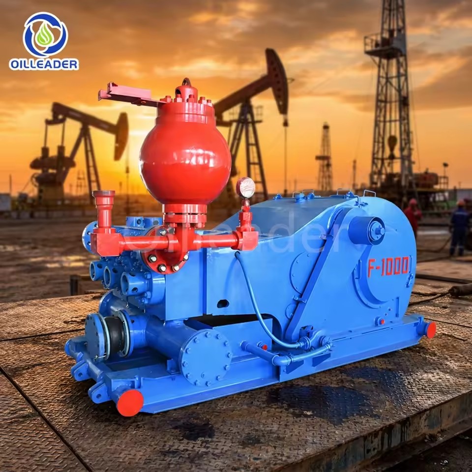 F1000 Mud Pump High Quality Diesel/Electric High Pressure Drill Rig Triplex Manufacture Oilfield 1000HP