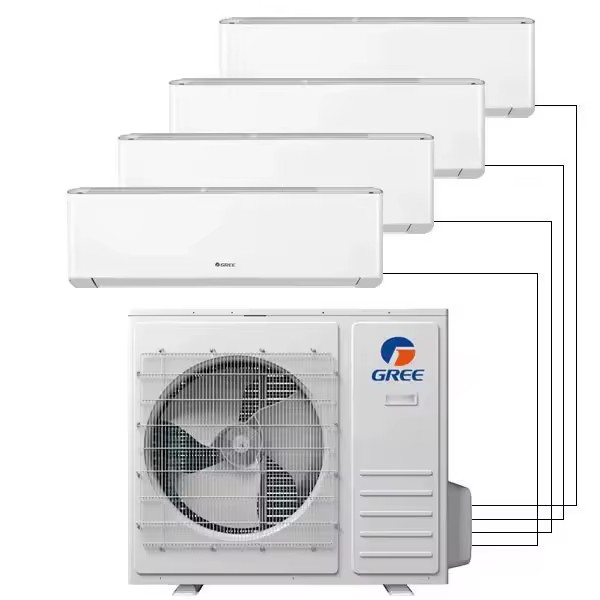 GREE Split Air Conditioner 24001-30000 BTU Inverter Cooling Heating Energy Saving Class A++ Variable Frequency Remote Control