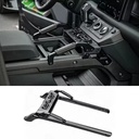 For Land Rover Defender 2020-2024 Dry Carbon Fiber Aluminum Alloy Central Console Gear Shift Panel