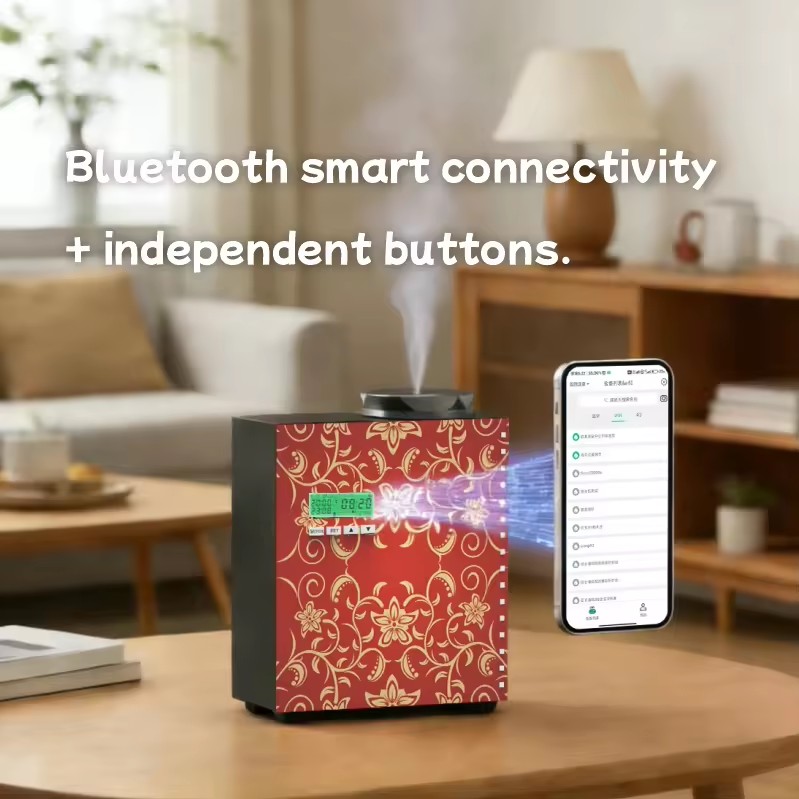 Smart Dual-control App-Controlled Waterless Electric Aroma Diffuser 200ml 1 Year Warranty for Hotel Commercial Home Use