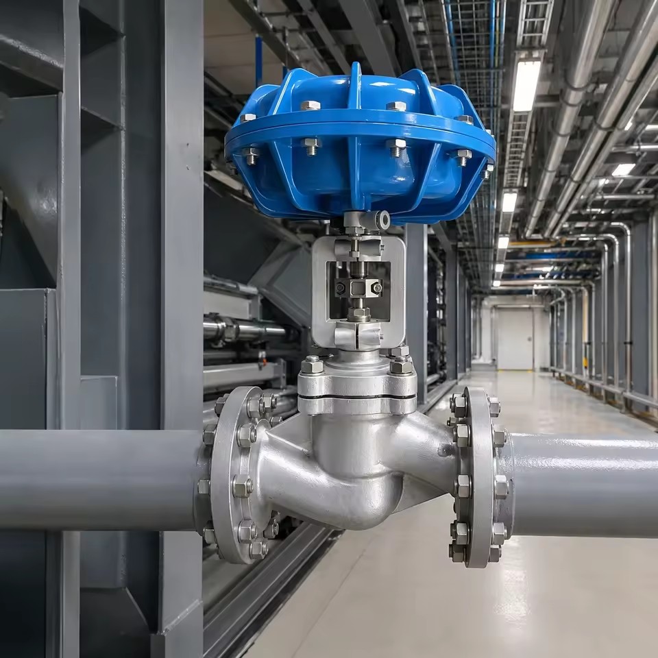 Flanged Pneumatic Isolation Valve DN50 10K Multi Spring Diaphragm Actuator Industrial Pipeline Control OEM ZMQ