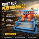 High Capacity Mud Cleaner for Oil & Water Well Drilling Drilling Fluid Purification Heavy Duty Structure