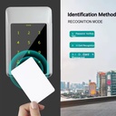 CUMU M02 Waterproof Metal Case Access Control System Keypad Touch Screen ID Card Passcord Dual-Frequency Access Controller