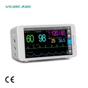 Vericare Compact Veterinary Vital Sign Monitor 5.5 Inch Touchscreen TEMP SPO2 NIBP ECG PR for Animal Clinic Surgery ICU