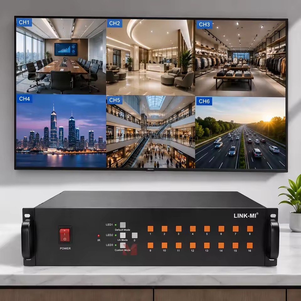 6 Input 8 Input 16 Channel HDMI Multi Viewer HD Video Synthesizer Multi Window Display Processor