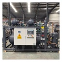 Large Capacity Blast Freezer Storage Screw Compressor Condensing Unit Low Temperature Frozen Meat Storage Refrigeration Unit