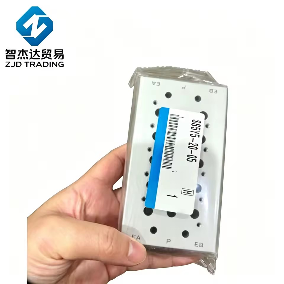 SS5Y5-20-05 SY5000 New Series 5 Stations Body Ported Manifold Base Pneumatic Solenoid Valve Block for Automation Systems