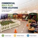 Indoor Playground Equipment Playhouse Space Lab Travel Agency Learning Station Compliance Ready FEC Project