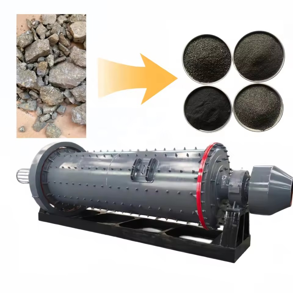 Best-selling High-quality Small-scale Gold Ore Grinding Mill with a Production Capacity of 0.6 - 1 Tons Per Hour
