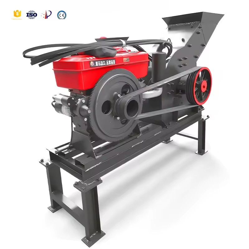 Diesel Hammer Crusher Gold Mining Hammer Mill Crusher Machine