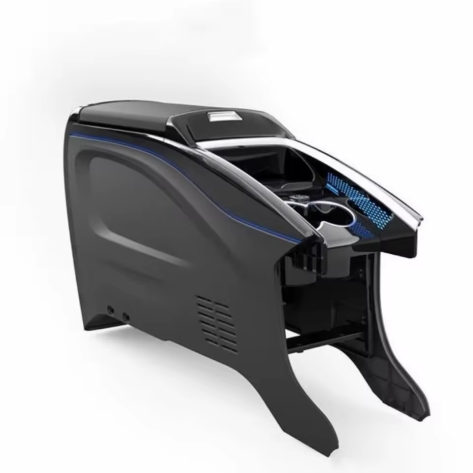 Odyssey Elite 15-24 Compressor Refrigerator Armrest Storage Box New Hybrid Car Cup Holder Central Control Made Leather ABS