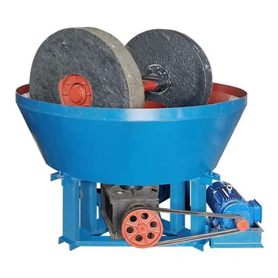 High Efficiency Gold Mining Equipment / Gold Ore Grinding Machine / Wet Pan Mill for Sale