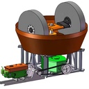 TOP1 Mine Mill Wet Pan Mill,gold Grinding Machine, Wet Pan Mill for Gold Selection
