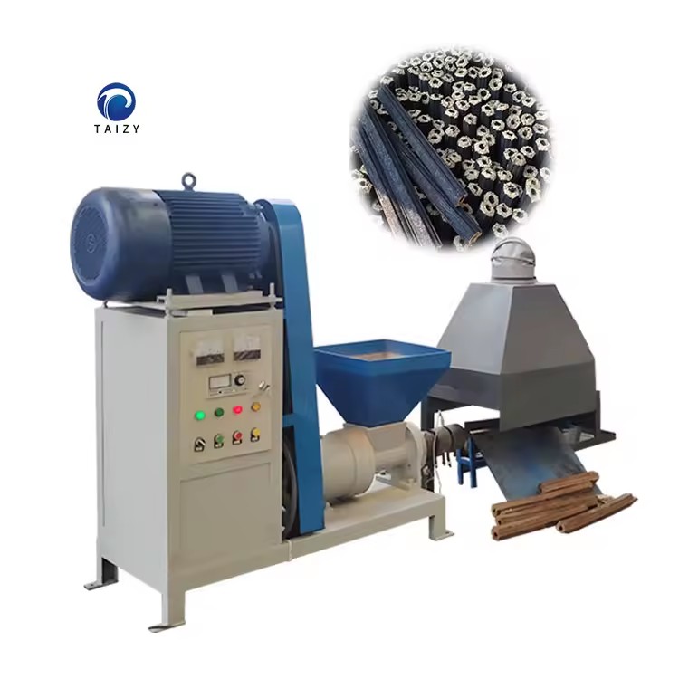 Biomass Briquette Making Machine Sawdust Charcoal Briquette Maker Price