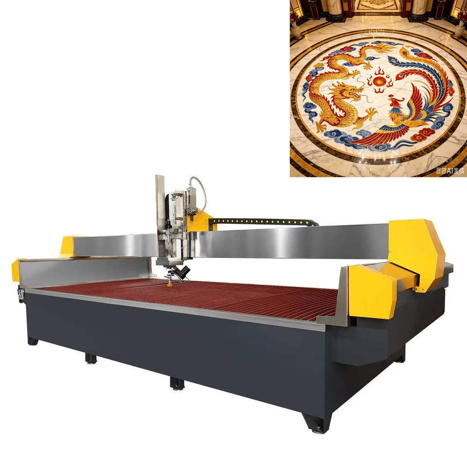 Heavy Duty Stone Water Jet Cutter with Stable Performance