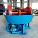 High Performance Gold Mining Equipment Wet Pan Grinding Mill for Gold Ore Double Roller Mill Wet Grinding Machine