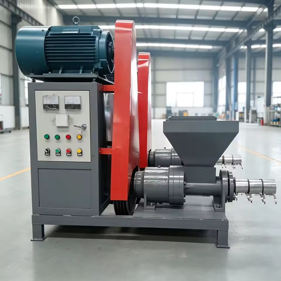 Wood Briquette Machine High Pressure Automatic Biomass Sawdust Briquette Press for Fuel Production