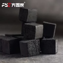 Square Cube Hookah Charcoal Pure Coconut Shell Shisha Briquettes Machine-Made Low Ash Long Burning High Temperature