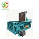Scrap Metal Briquetting Press Copper Aluminum Iron Chip Briquette Making Machine