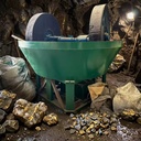 Heavy Duty 1200 Wet Pan Mill with 4.5t Roller Weight | High Recovery Gold Grinding Miller for Small Scale Mining | 1-3t/h