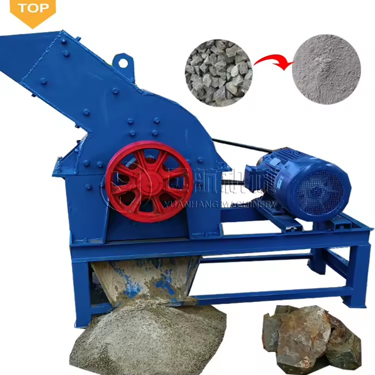 Mining Rock Concrete Glass Stone Crusher Soil Hammer Mill Crusher Machine