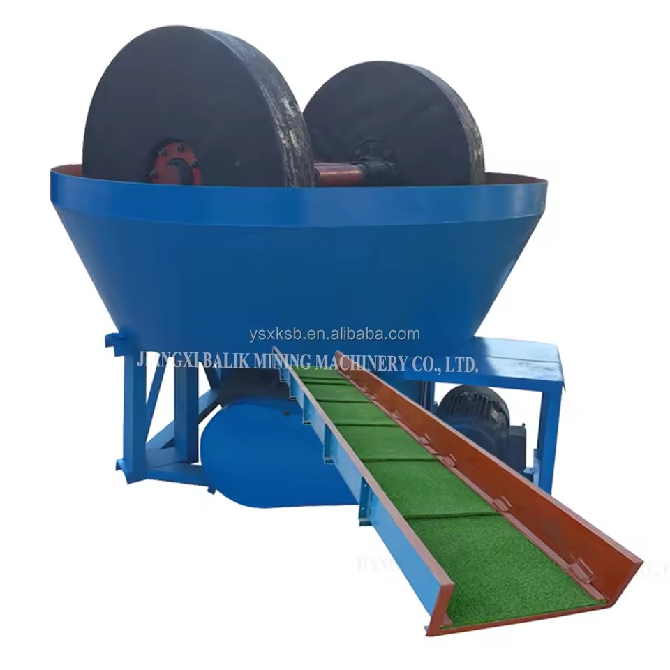 Manufacturer Model 1200 Wet Pan Mill for Gold Processing, Wet Pan Mill Gold Milling Machine Wet Pan Mill Machine for Gold