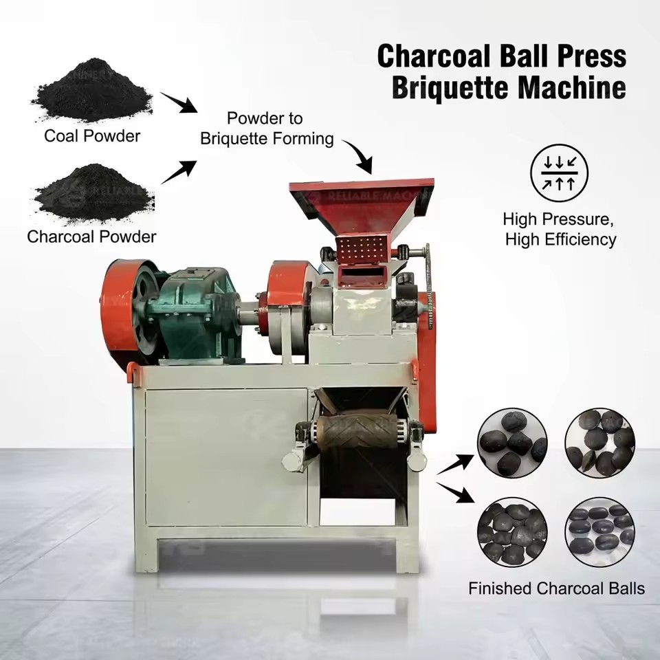 Ball Press Machine BBQ Charcoal Briquette Making Machine Used for Coal Powder
