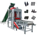 Hydraulic Press Cube Coal Briquette Blocks Machine BBQ Charcoal Briquettes Making Machine