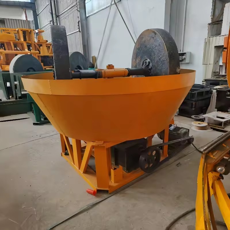 High Efficient Gold Mining Machines Wet Pan Mill Africa Gold Processing Plant