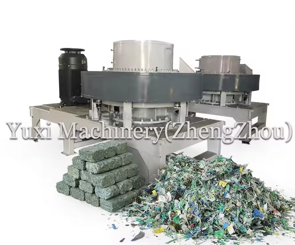 l Biomass Briquette Machine for Solid Waste Recycling, Automatic Rice Husk and Coconut Shell Charcoal Briquette Press Machine