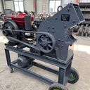 Low Price Mini Hammer Mill Rock Crusher Stone Crushing Machine Portable Clay Soil Hammer Crusher