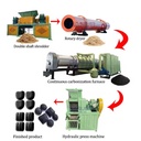 Charcoal Briquettes Machine Coal Briquettes Machine Mesh Belt Coal Ball Pressure Ball Drying Production Line