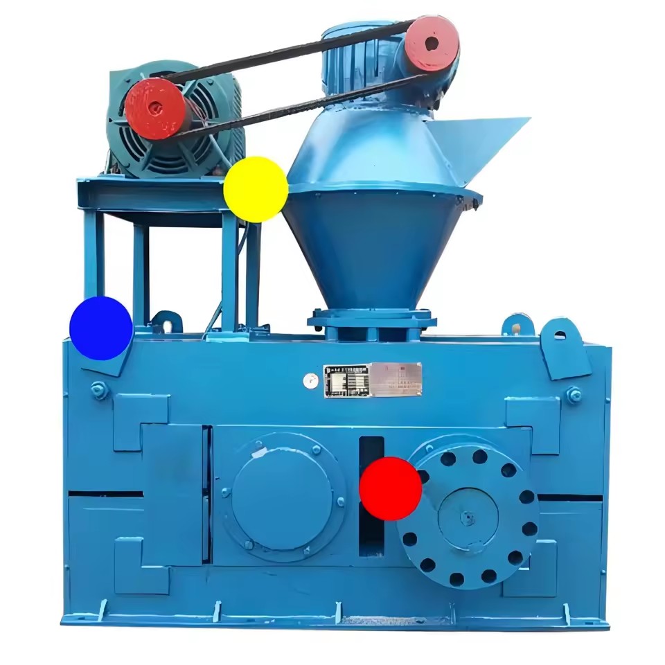 Industrial Automatic Roller Briquetting Machine Nickel Smelter Steel Mill Dust Sludge Fly Ash 10t/h Capacity 380V