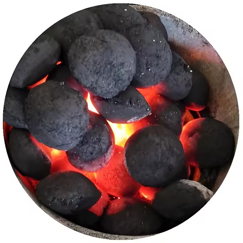 Black Hardwood Bamboo Coconut Shell Hookah Shisha Stick Machine-Made Charcoal Briquettes Unique Patterns High