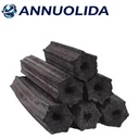 Factory Direct Machine Made Bamboo Charcoal Briquettes Smokeless Long Burning Hexagonal BBQ Charcoal for Grilling Cooking