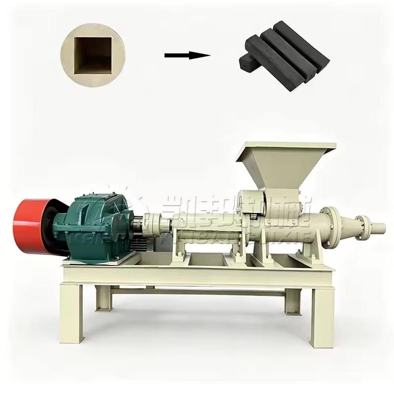 Automatic Bio Wood Waste Charcoal Briquetting Machine Charcoal Block Extrusion Briquette Machine